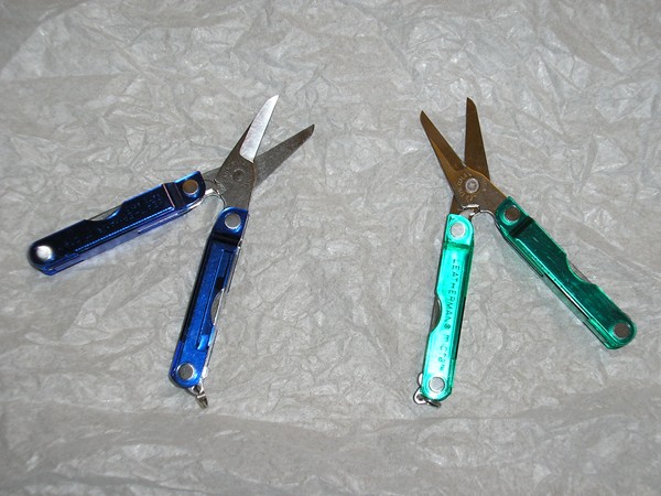 Leatherman Micra, plastic blue & green handle covers.jpg