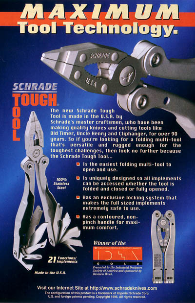 Schrade ST1 Tough Tool Sept98